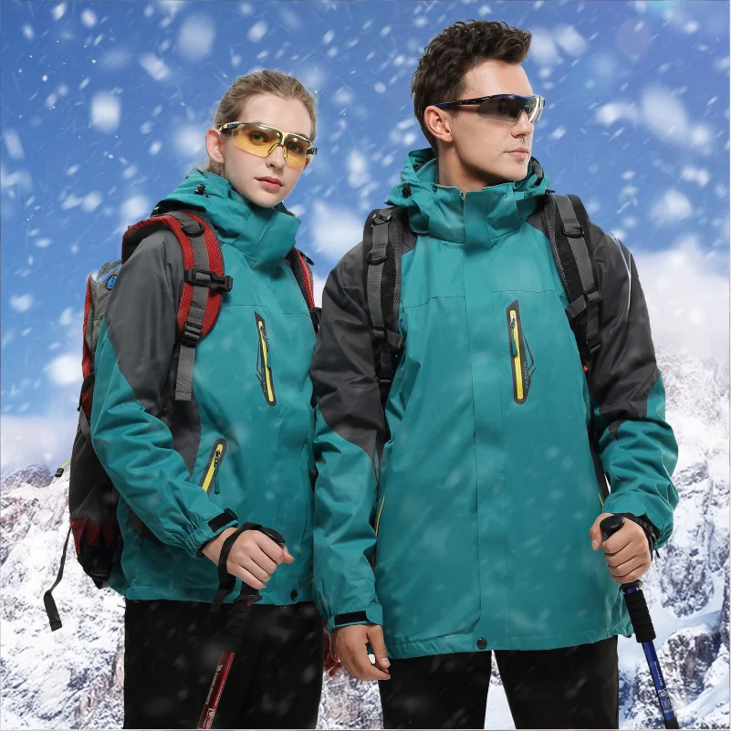 YOTEE 2021 Winter Parka Coat Men's Windproof Plus Velvet Thick Warm Windbreaker Logo Custom Waterproof Hooded Jacket Top - Image 2