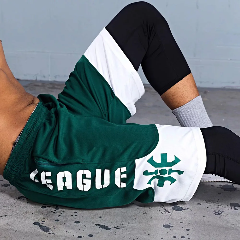 L-6XLMen Basketball Jerseys Uniforms Sport Fitness Short Pants Quick-dry Tights Basketball Training Loose Shorts with Pocket - Image 4