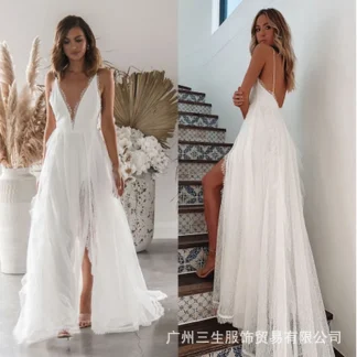 NewOLElegant Women's Lace Off-Shoulder Flared Dress