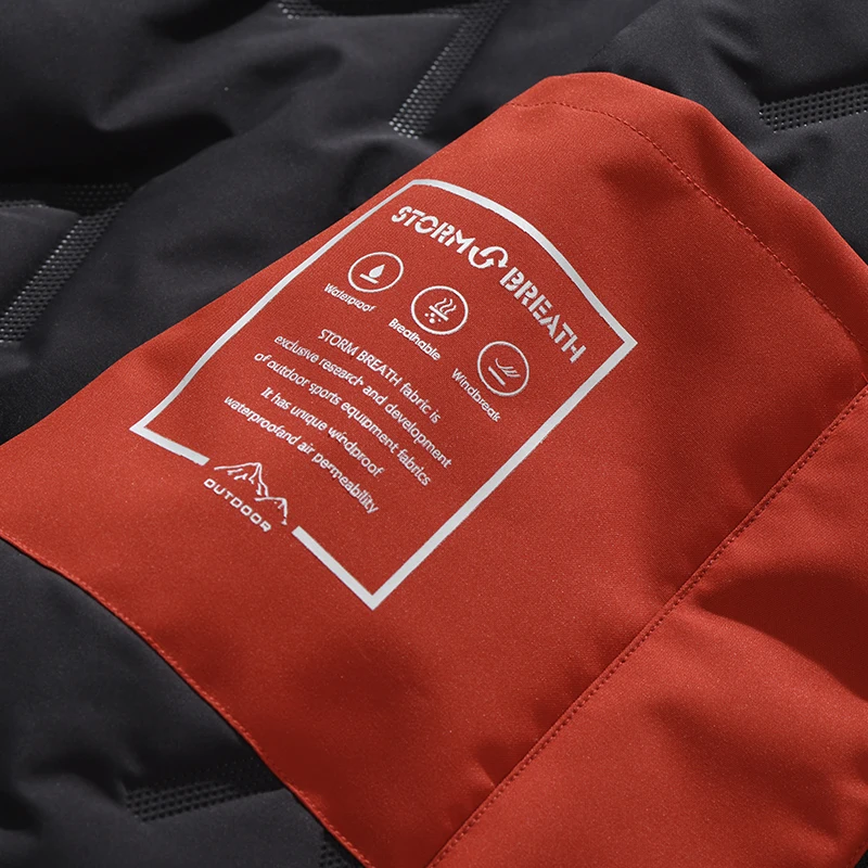 JNLN Winter Warm Windbreaker Unisex Waterproof Windproof Fleece Jackets Men's Women's Hiking Climbing Trekking Skiing Rain Coat - Image 6