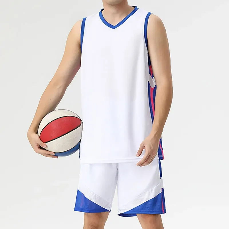2pcs Set Basketball Jersey Sportswear Suits Plus Size Outdoor Running Sport Shirts Tops Shorts Fitness Breathable Tennis Clothes - Image 5