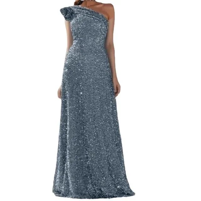 Women Spring Summer Dress Skirt Sequins Sleeveless Solid Color Sheath Casual Elegant Fashion Comfortable Regular Sexy Standard - Image 5