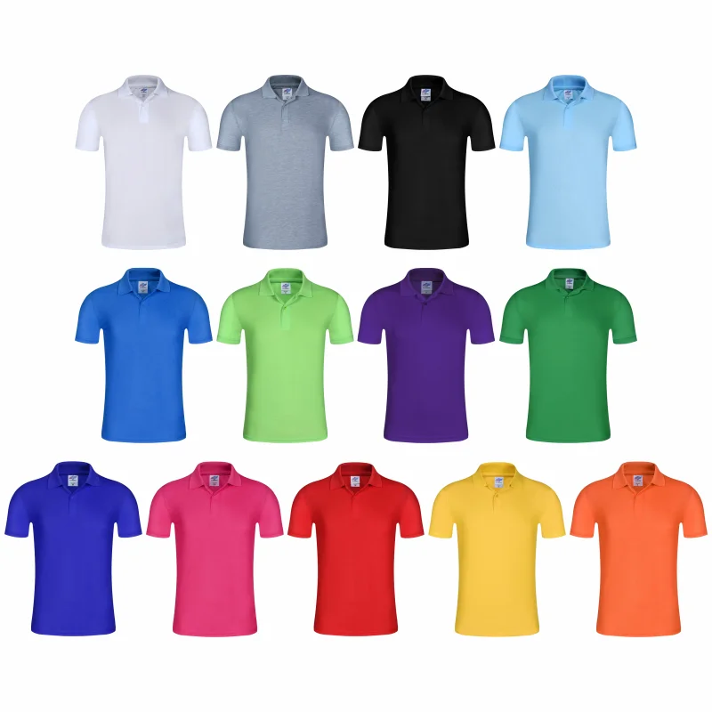 Men's Summer Solid Color Lapel Short-sleeved Casual Daily Outdoor Polo Shirt Fashion Button Top 13 colors - Image 6