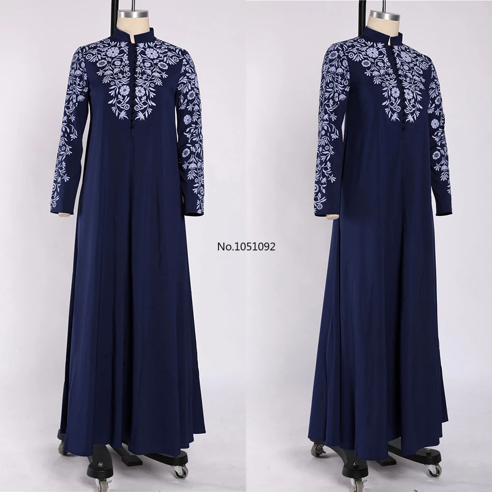 Customized bangladesh abayas kimono for women burka arabic print dress festa dubai abaya turkish kaftan islamic clothing muslim - Image 5
