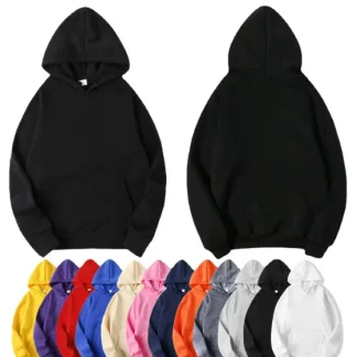 Men's Women's Solid Color Hooded Sweatshirts for Man New in Hoodies & Sweatshirts Streetwear Sports Hoodie Sweatshir Male