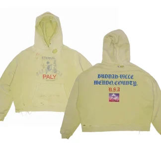 Washed PALY Hoodie Men Women High Quality Vintage Oversized Hooded Pullover