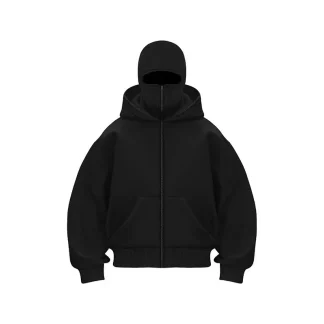 2025 Autumn and Winter New Men's and Women's Casual Sportswear With Hooded Mask Design, Sporty and Fashionable Plus Size Hoodie