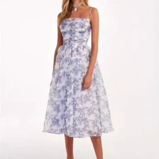 Sweet A-Line Cocktail Party Prom Gown Spaghetti Strap Tulle Tea Length Sleeveless Evening Dress Appliques 2025 Free Customized