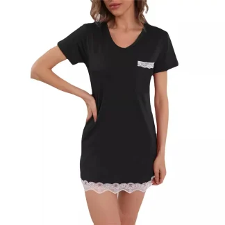 European and American style dress lace splicing bottom skirt tight sexy women's clothing cw34206