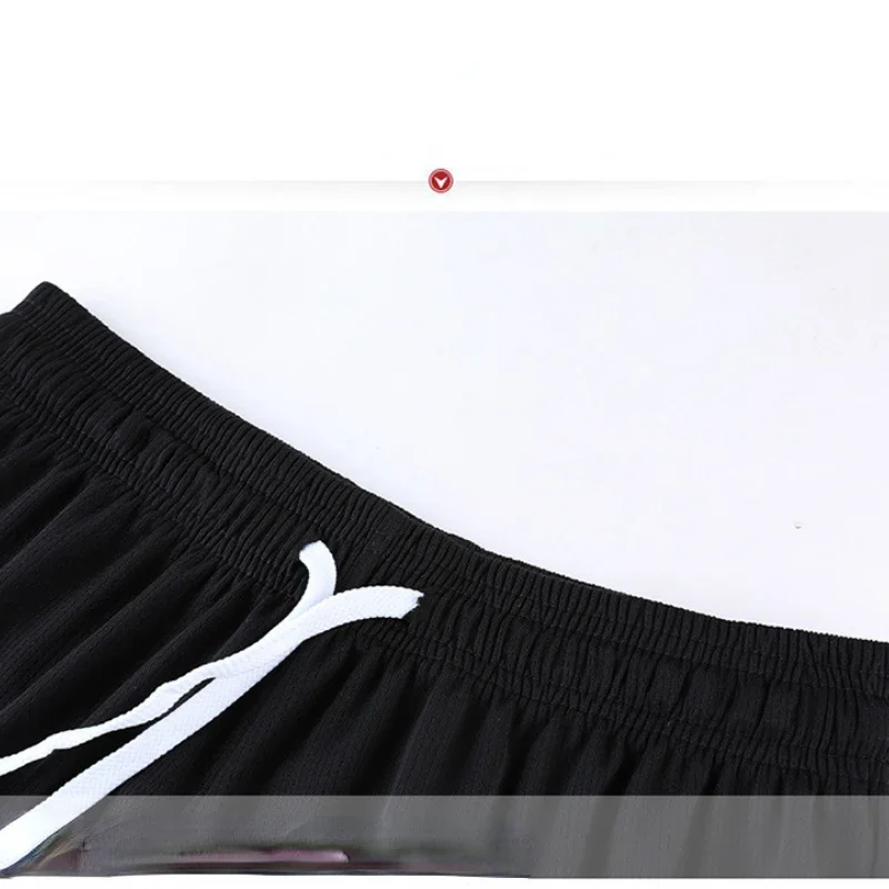 Men's Shorts Basketball Shorts Fake Two Pieces Ice Silk Summer Thin Casual Loose Printed Men's Summer Shorts Elastic Waist - Image 5