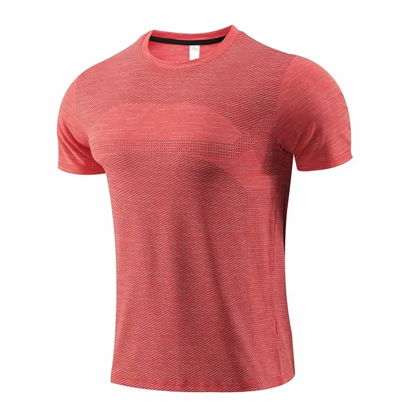 Multicolor Quick Dry Short Sleeve Sport T Shirt Gym Jerseys Fitness Shirt Trainer Running T-Shirt Men's Breathable Sportswear - Image 3