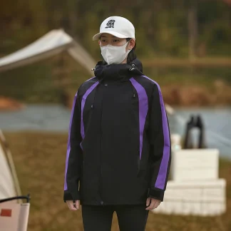 Outdoor Sports Coat Windbreaker Jacket for Men Waterproof Bomber Men Women Autumn Stand Collar Jackets Men Casual Zipper Jacket