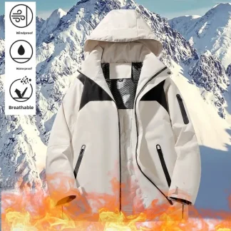 Hot Sale Of The Season Winter Thickened Graphene Cotton Jacket Couple Style Outdoor Windbreaker Enhanced Cotton Warmth Unisex Sl