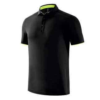 Quick Dry Men's Sports Polo Shirt Golf wear Summer Gym Fitness Training Clothing Comfortable Breathable Shirts