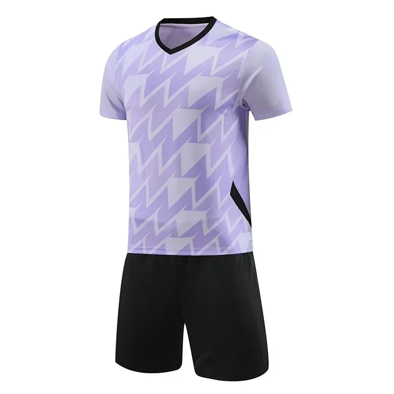 Children's Soccer set Mens Sports Soccer Suit Running T-shirt Jersey Kits Outdoor Shorts Sportswear Team Training Team Uniforms - Image 2