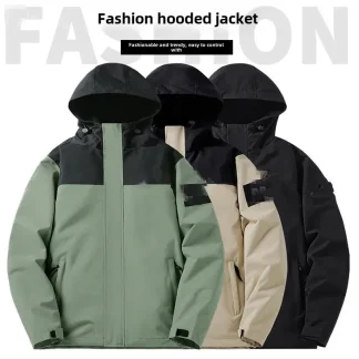 Men's Lightweight Breathable Waterproof Windbreaker Jacket For Spring And Autumn Hiking Mountaineering Casual Thin Model