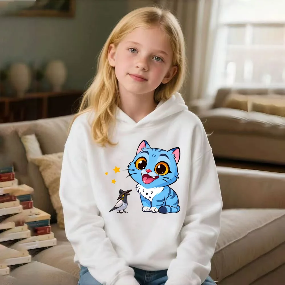 Autumn KPop Demon Hunter Cartoon Print Kids Hoodie Warm Girl Sweatshirt Children's Korean Style Fashion Casual Pullover Clothin - Image 6