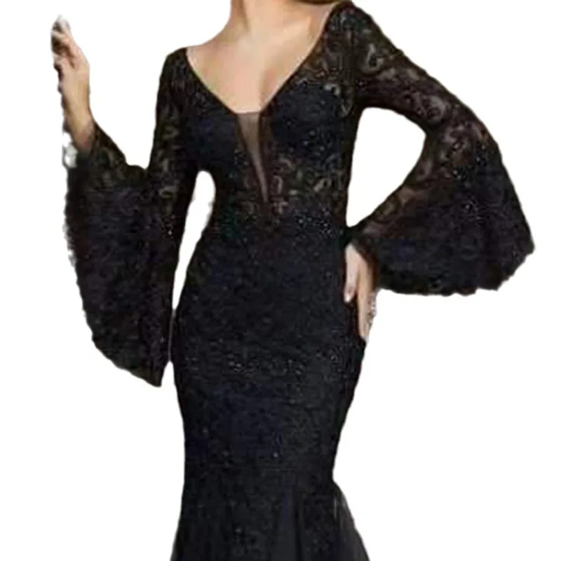 Romantic French Style Long Evening Gown Four Seasons Ball Dress Luxury Atmosphere Princess Skirt Elegant Polyester Dress - Image 2