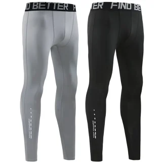 Men's Football And Basketball Leggings, High Elasticity Training, Sports Fitness, Runing Leggings, Quick Drying, Breathable