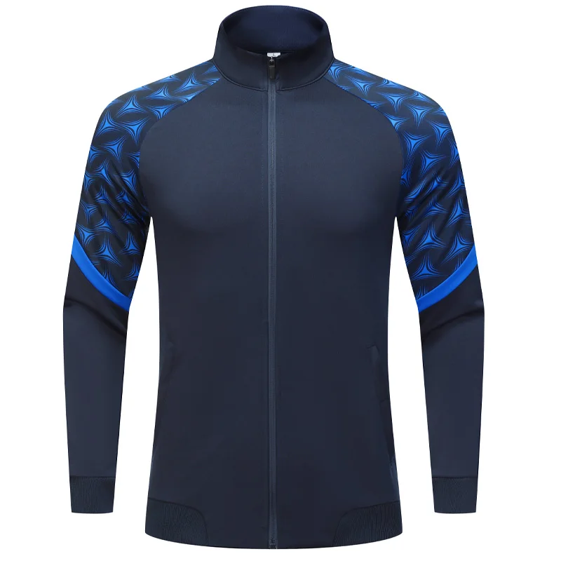 Running Jackets Men Fitness Breathable Zipper Coats Quick Drying Breathable Sweatshirt Sports Print Outdoor Jogging Cardigan - Image 3
