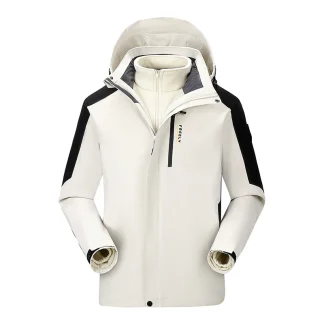 ARC Autumn and Winter Men's Outdoor Sports Outing Windproof Camping Three-in-one Storm Jacket Detachable Two-piece Hiking Jacket