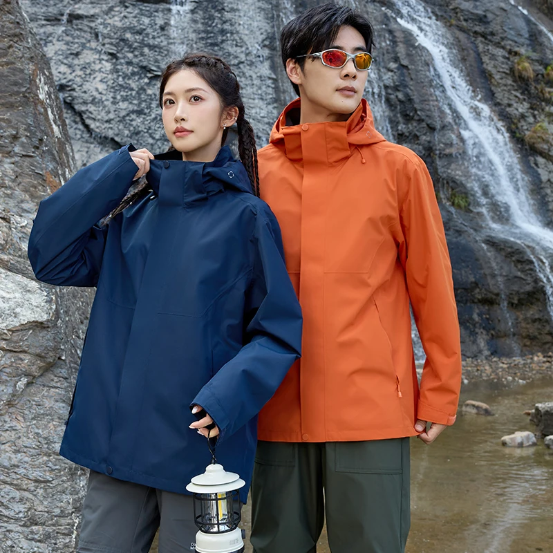 Couple Outdoor Sports Fitness Running High-quality Three in One Waterproof Comfortable Thick and Warm Sports and Leisure Jacket - Image 3