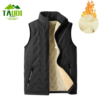 7XL Men Winter Brand Warm Waistcoat Vest Mens Casual Autumn Outwear Vests Outfits Fashion Thicken Sleeveless Jacket Vest Male
