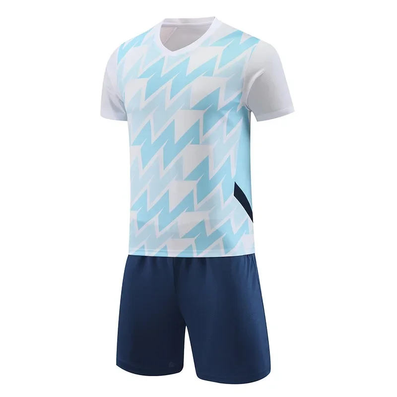 Children's Soccer set Mens Sports Soccer Suit Running T-shirt Jersey Kits Outdoor Shorts Sportswear Team Training Team Uniforms - Image 4