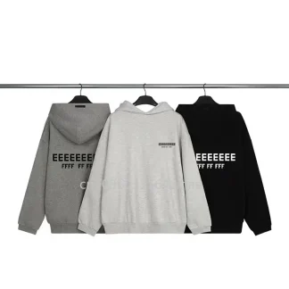 SS25 AlwaysOn Series Luxury Brand Men's Hoodies Chest Back Rubber Letter Logo Hoodies Designer Brand Men's Oversized Hoodies
