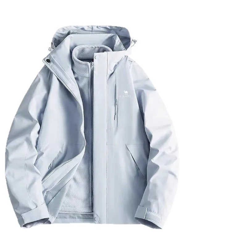 Unisex Three-in-One Outdoor Climbing Jacket Waterproof Windproof Hiking Coat Small Size Mountain Climbing Suit New 2025 - Image 5