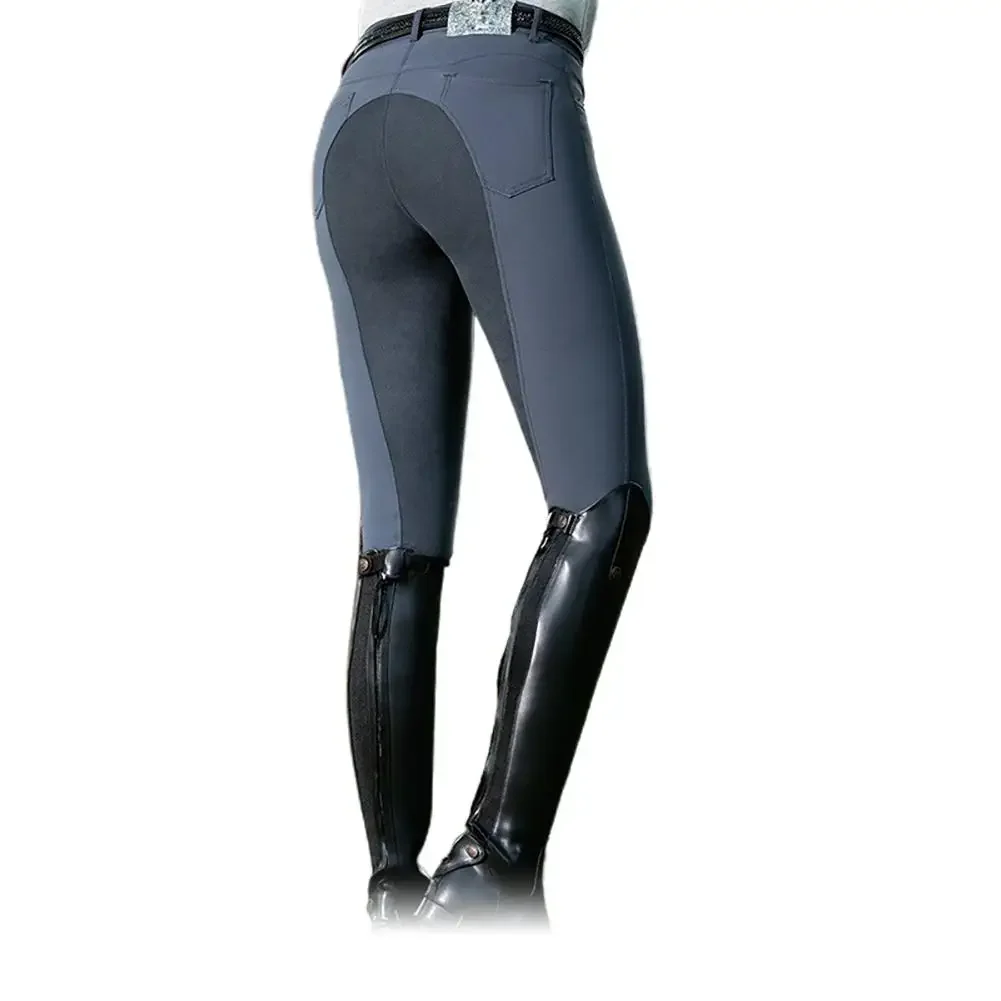 Men Fashion High Waist Trouser Cycling Pants Skinny Solid Trousers Camping Horse Riding Pants Clothes for Women - Image 2